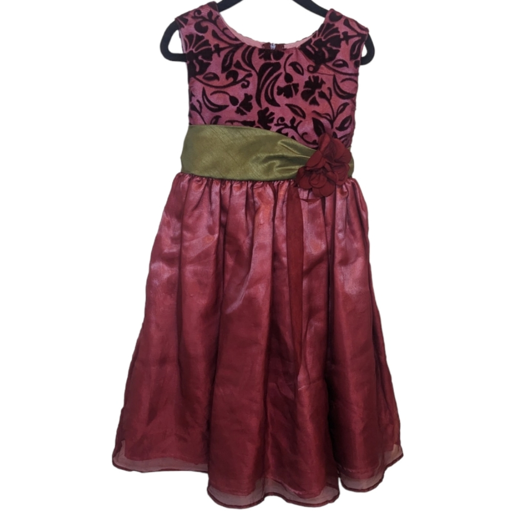 Girls Pink & Berry Formal Dress - Size 6X 🌸